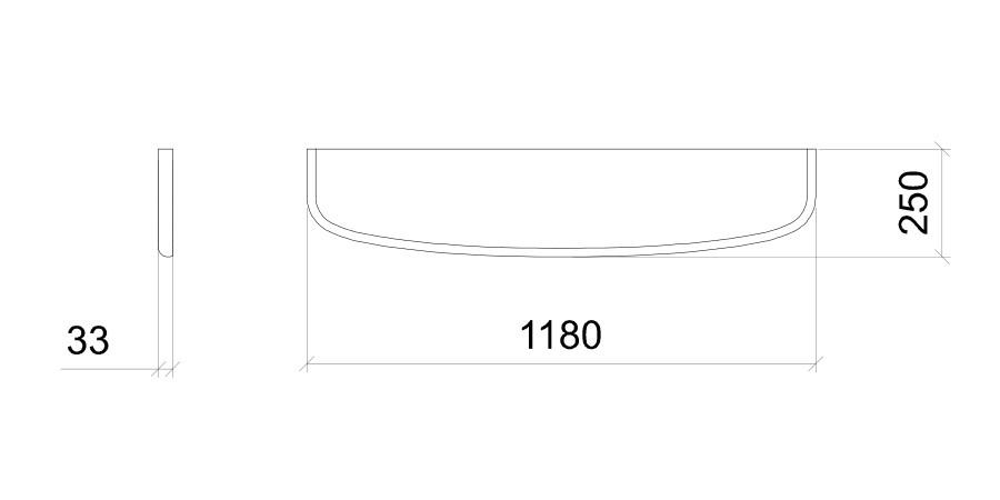 Boekenschap 120 cm - Theuns Eiken meubels